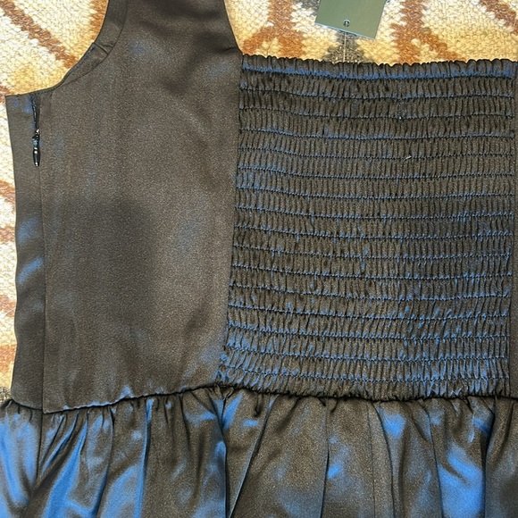 Wild Fable fit and flare magic moves widow Black satin Mini Dress XL New - Picture 6 of 7